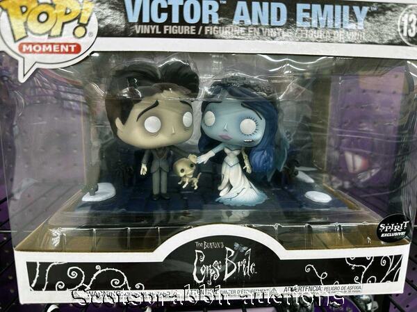 Funko Pop! Moments: Corpse Bride - Victor and Emily - Spirit Funko Pop! Moments: Corpse Bride - Victor and Emily - Spirit
