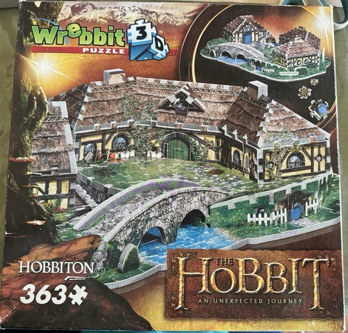 Lord Of The Rings, The Hobbit Wrebbit 363 Piece 3D Puzzle, Hobbiton - Picture 1 of 2
