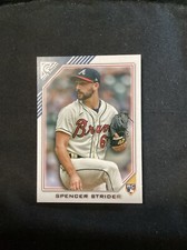 2022 Topps Gallery #66 Spencer Strider Rookie Atlanta Braves                70