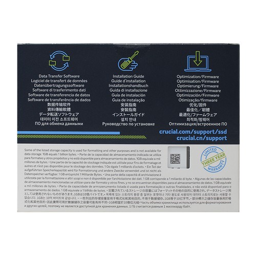 Crucial 240GB BX500 SSD 3D NAND SATA 2.5-Inch Internal SSD, up to 540 MB/s - Picture 2 of 3