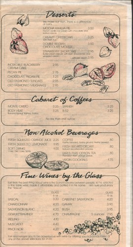 EARL'S Restaurant Speisekarte Alberta Kanada - Bild 3 von 4