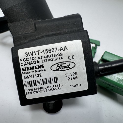 3W1T-15607-AA Ford Lincoln Mercury Anti-Theft Ignition Immobilizer Pats OEM - Picture 2 of 9