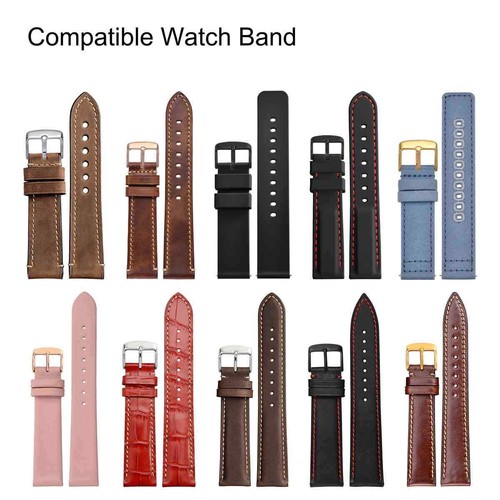 Hebilla de repuesto para correa de reloj WOCCI, acero inoxidable, elección de color y tamaño - Imagen 6 de 26