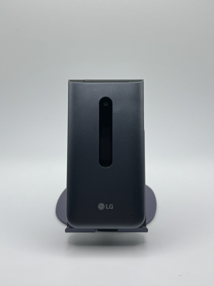 LG Classic Flip 8GB (TracFone) 4G VoLTE Flip Phone L125DL Gray VERY