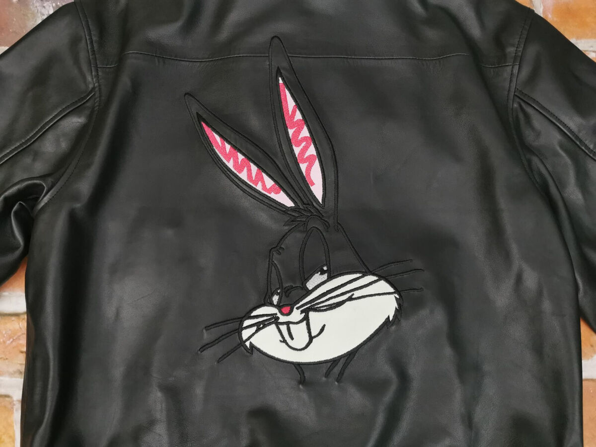 New Iceberg Since 1974 Leather Jacket Warner Bros Bug ´S New Iceberg Since 1974 Leather Jacket Warner Bros Bug ´S