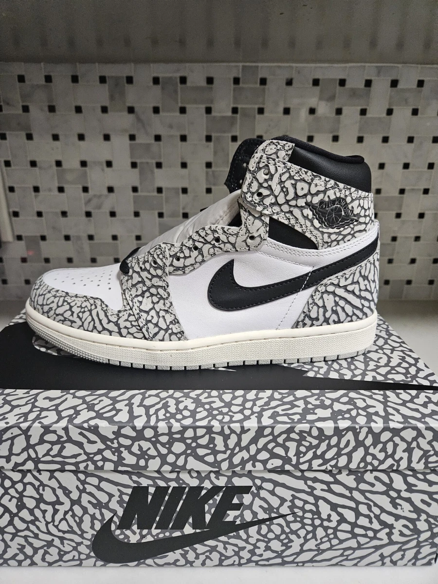 Air Jordan 1 Retro High OG White Cement Grey / 9