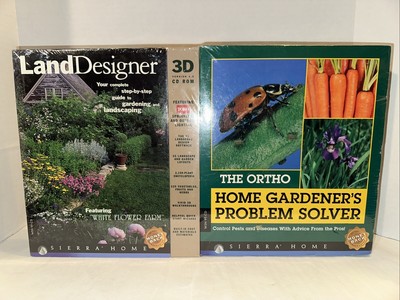 Land Designer 3D & Custom Designer 3D Design Box Sets - Lot of 2 (CD ROM) Sealed