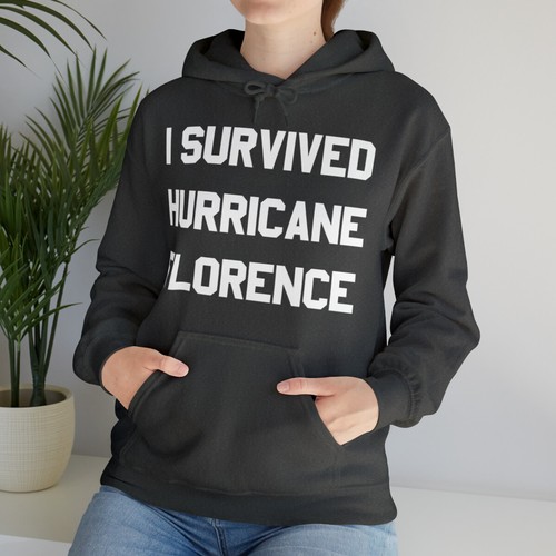 I Survived Hurricane Florence Graphic Hoodie, Sizes S-5XL - Picture 36 of 64