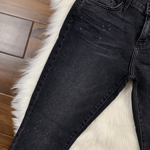 Current Elliott Women's Size 30 Black Catscratch Destroy Stiletto Skinny Jeans - Picture 2 of 9