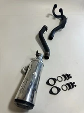 1984 Honda XR250R  Full Chrome polished Supertrapp Exhaust Muffler Header & Bolt