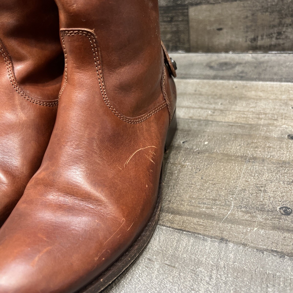 Vintage Frye ブラウン ロングブーツ 6 B Vintage Frye ブラウン ロングブーツ 6 B
