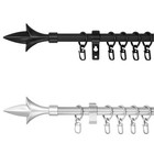 Gardinenstange Lilie, 16 mm, ausziehbar 130 - 240 cm