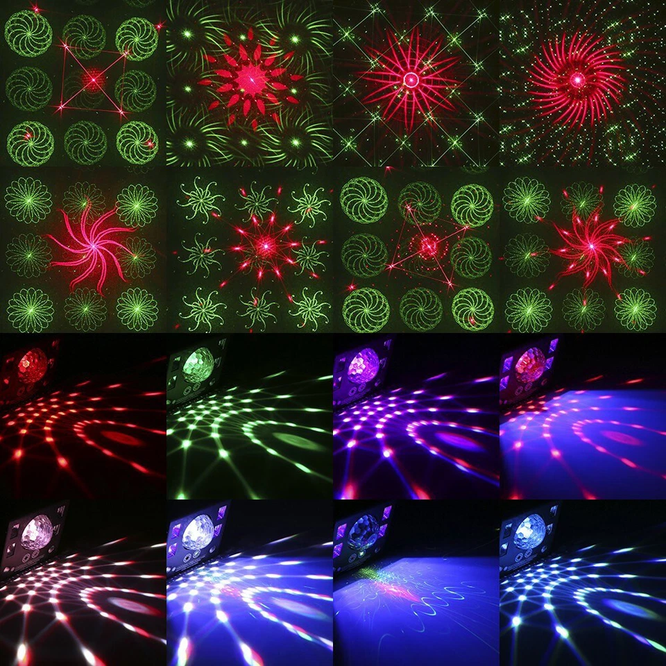 4 in 1 Mixed LED Light Party DJ Disco Lights Effect Pattern Strobe Light - Image 2 of 4