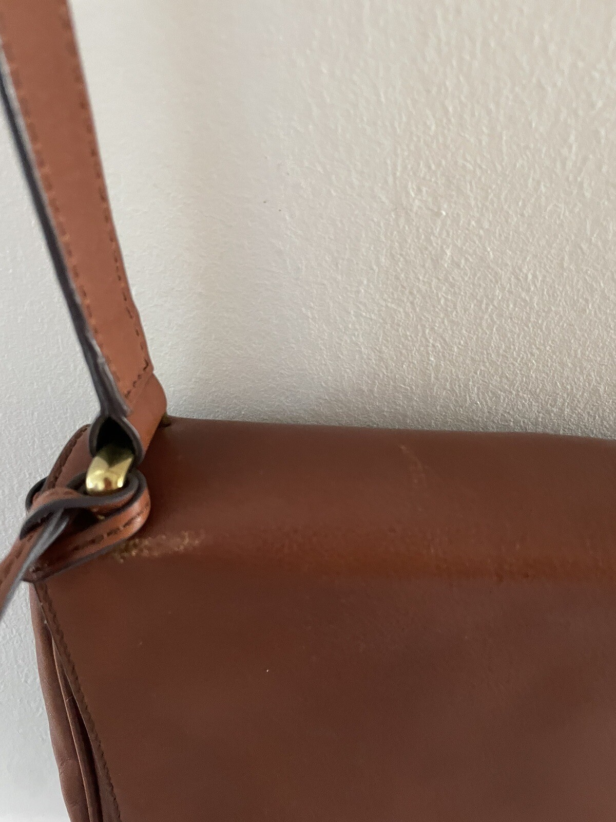 Fossil Ladies Tan Leather Crossbody Bag eBay
