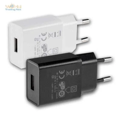 CHILITEC Cargador USB Fuente de alimentación Enchufe Adaptador para móvil Tablet & Co (sin cable de carga)