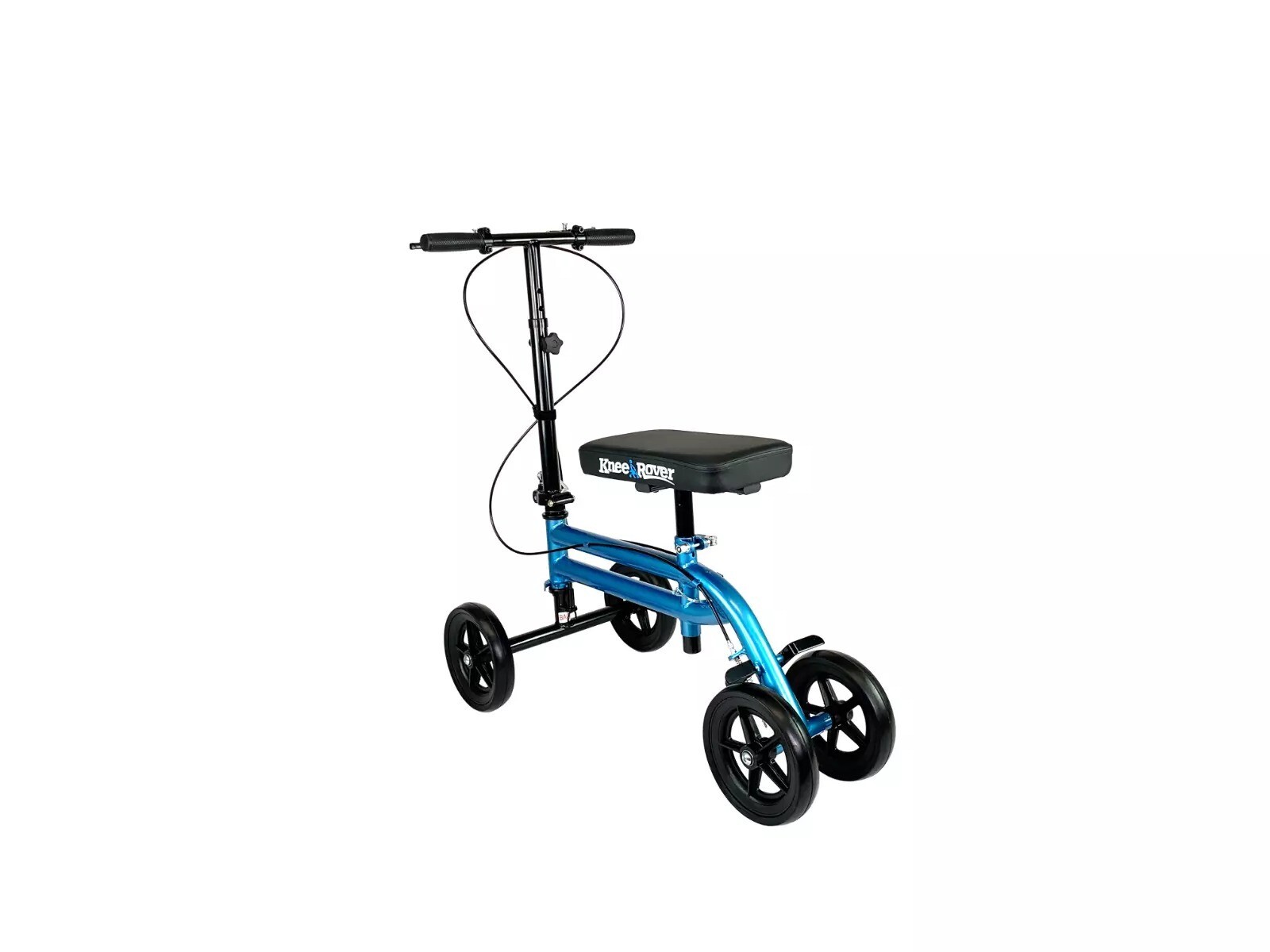 KneeRover Economy Knee Scooter Steerable Knee Walker in Metallic Blue ...