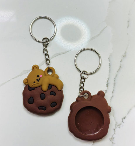 Porte-clés, support, traceur GPS mignon ours de dessin animé Apple Airtag - Photo 3 sur 3