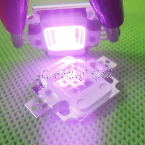 10W Cool Warm White Red Green Royal Blue UV IR 395nm-940nm 10000-30000K LED Chip - Foto 15 di 17