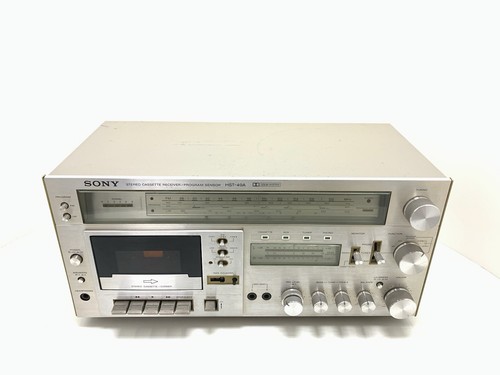 Sony Stereo Cassette Deck Receiver System HST-49A Vintage 1980 Working Good Look - Picture 2 of 15
