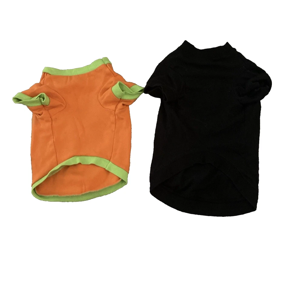 2 Camisas Perro Halloween 🎃 Talla Mediana 12-16" Disfraz Calabaza/Pirata Foto 3 de 4