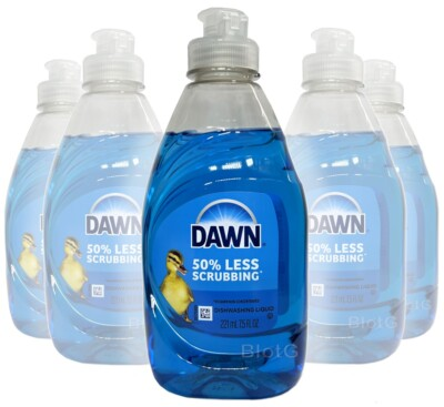 #ad Dawn 50% Less Scrubbing Dishwashing Liquid Dish Soap 7.5oz Kitchen Supplies Sale $9.95