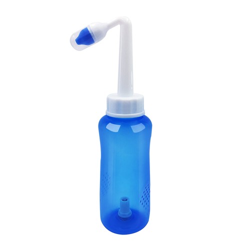 Neti Pot Botella de lavado nasal Enjuague sinusal Alivio de alergias Yoga Kit de riego - Imagen 8 de 9