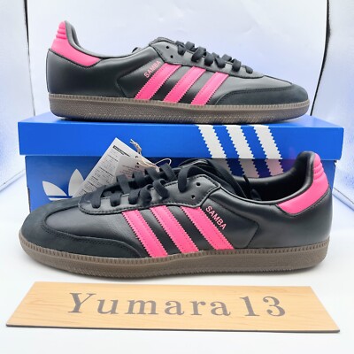 adidas WMNS Samba OG Core Black Lucid Pink Gum JS1386