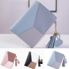 New Arrival Women Mini Short Wallet Simple Leather Zipper Pocket Clutch Purse