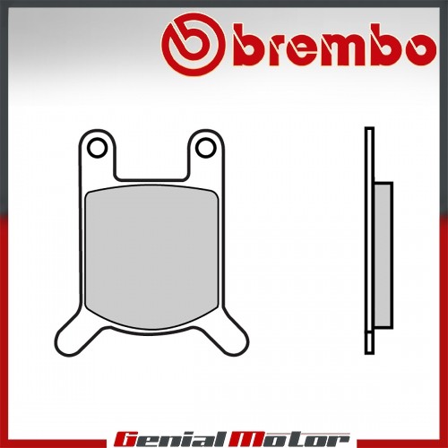 Pastillas Brembo Freno Delantero 1 para Hercules CHOPPER 80 1981 > 1983 - Imagen 1 de 3