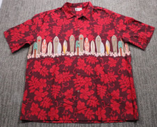 Aloha Republic Vintage 90's Hawaiian Shirt Surfboards AOP USA Made Men's 2XL