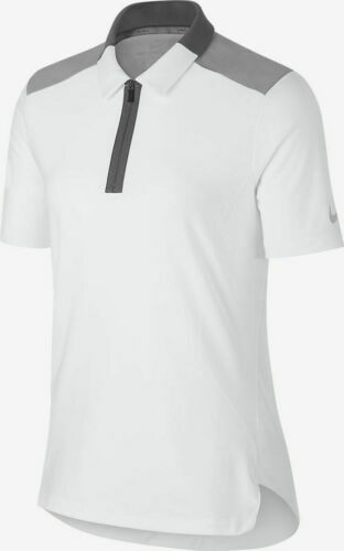 New Womens Nike Zonal Cooling Golf Polo SMALL White - 929505-100 STANDARD FIT - Picture 1 of 1
