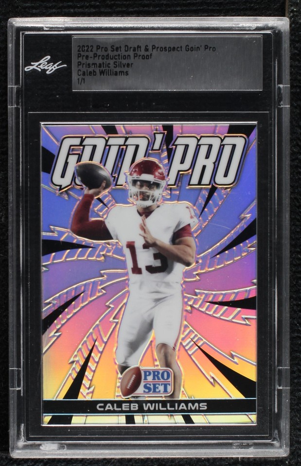 2022 Leaf Pro Set Draft Caleb Williams #GP-CW1 - 1 of 2