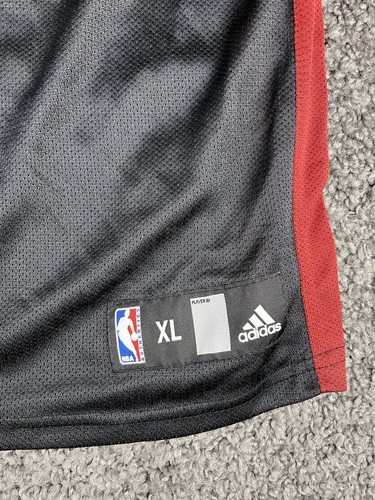 Miami Heat Dwayne Wade #3 Jersey YOUTH XL (18-20) Black Adidas NBA Basketball - 第 2/9 張圖片
