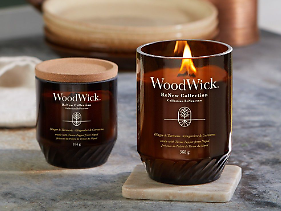WoodWick Candle Ginger & Tumeric Renew Large Scent Decor Gift Fragrance - Picture 2 of 3