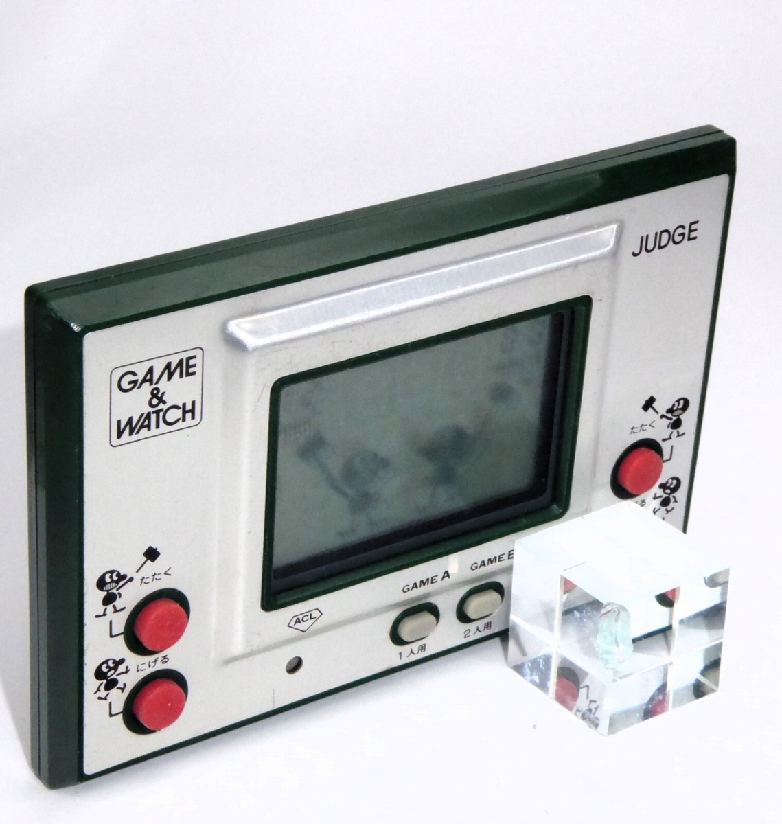 GAME&WATCH‼️JADGE Nintendo Game & Watch Green Judge IP-05 Handheld 1980 from