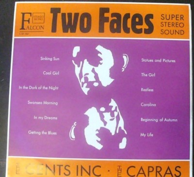 Two Faces - The Gents inc. - The Capras - LP 12'', 1965 Psychedelic Rock