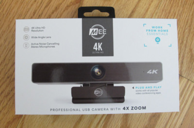 MEE audio C11Z 4K Ultra HD Webcam with ANC Microphones 4X Digital Zoom