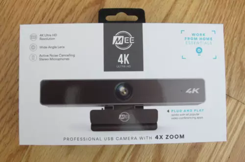 MEE audio C11Z 4K Ultra HD Webcam with ANC Microphones 4X Digital Zoom