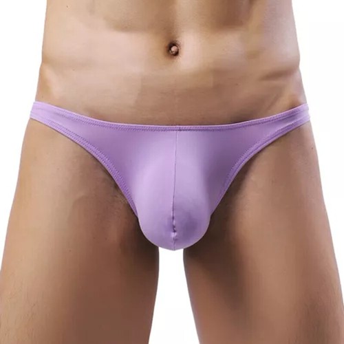 Mens Low-Rise Nylon Cool Ice Silk Briefs Sexy Bikini Pouch Panties Underwear AA - Picture 28 of 32