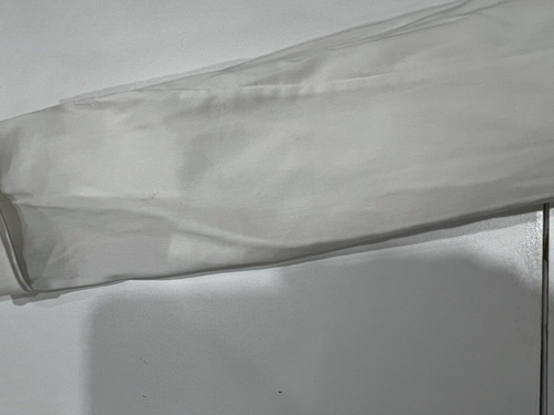 BOSS HUGO BOSS Size 4 Stretch Blouse White - Picture 22 of 23