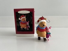 Hallmark 1996 Winnie the Pooh and Piglet Disney Vintage Christmas Ornament