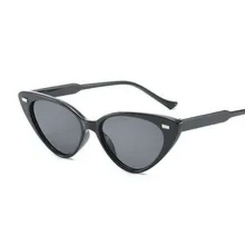 Triangle Sun Glasses -Retro Cat Eye Style Sunglasses Small Frame Glasses Fashion - Picture 5 of 19