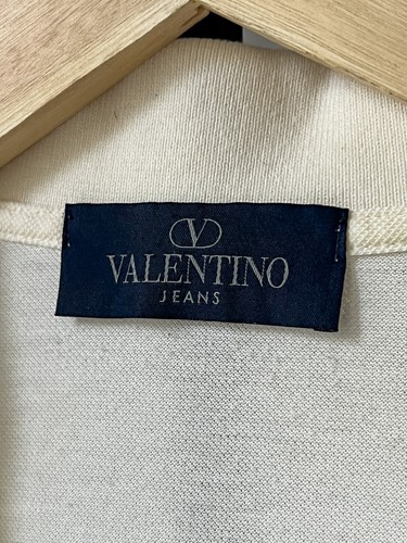 Vintage Valentino Embroidery Long Sleeve Polo Tee Size L 52 - Bild 7 von 9