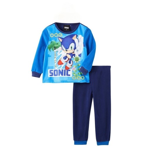 Boys' Pajamas - SONIC. Navy Blue Color, 2-12 Years.