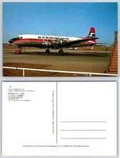 GERMANAIR MCDOUGLAS DC-6 Aviation Aircraft Airplane Postcard 186