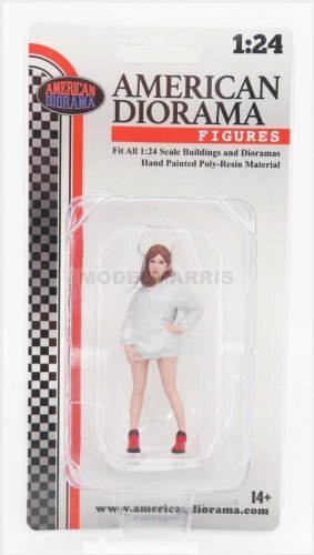 AMERICAN DIORAMA 24102 FIGURES - GIRL HIP HOP - 2 - GREY - 1/24