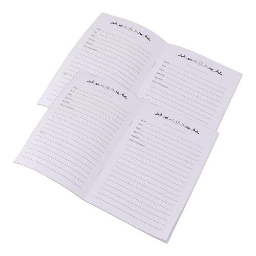 2Pcs Family Tree Notebook 16 Pages Double Sides Family History Record Book F KRI - Picture 12 of 23