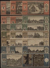 [16272] - 20 x Notgeld BERLIN, Stadt, BERLINER BEZIRKE, 20 x 50 Pf., 09.09.1921,
