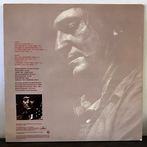 WILLIE NELSON - Face Of A Fighter (1978) - 12" Vinyl Record LP - EX - Picture 2 of 3