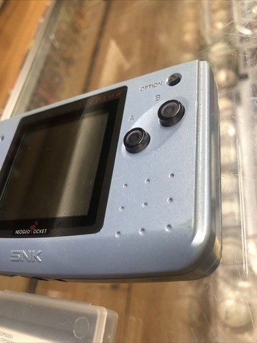 Neo Geo Pocket Color SNK Konsole Handheld System Pearl Blue USA Verkäufer funktioniert - Bild 3 von 8